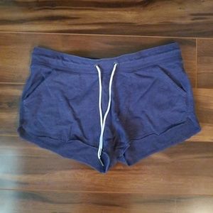 Cotton Navy Blue Shorts